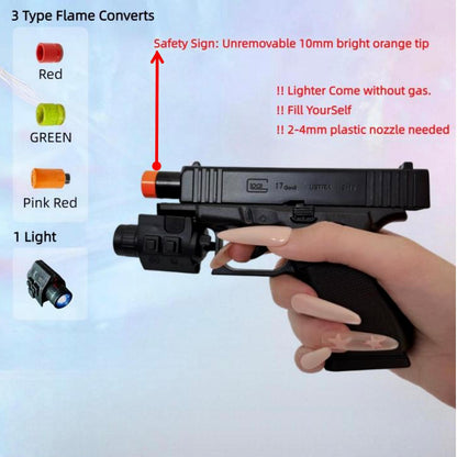 Foxlume Creative No.38 Design Windproof Metal Lighter (Excluding Butane)