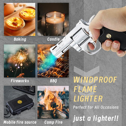 [Foxlume] Revolver Metal Lighter