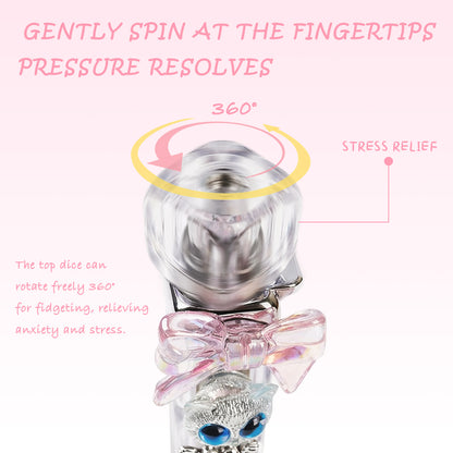 Foxlume Cute Cat Windproof Lighter-With Pink Gift Box[Without Gas]