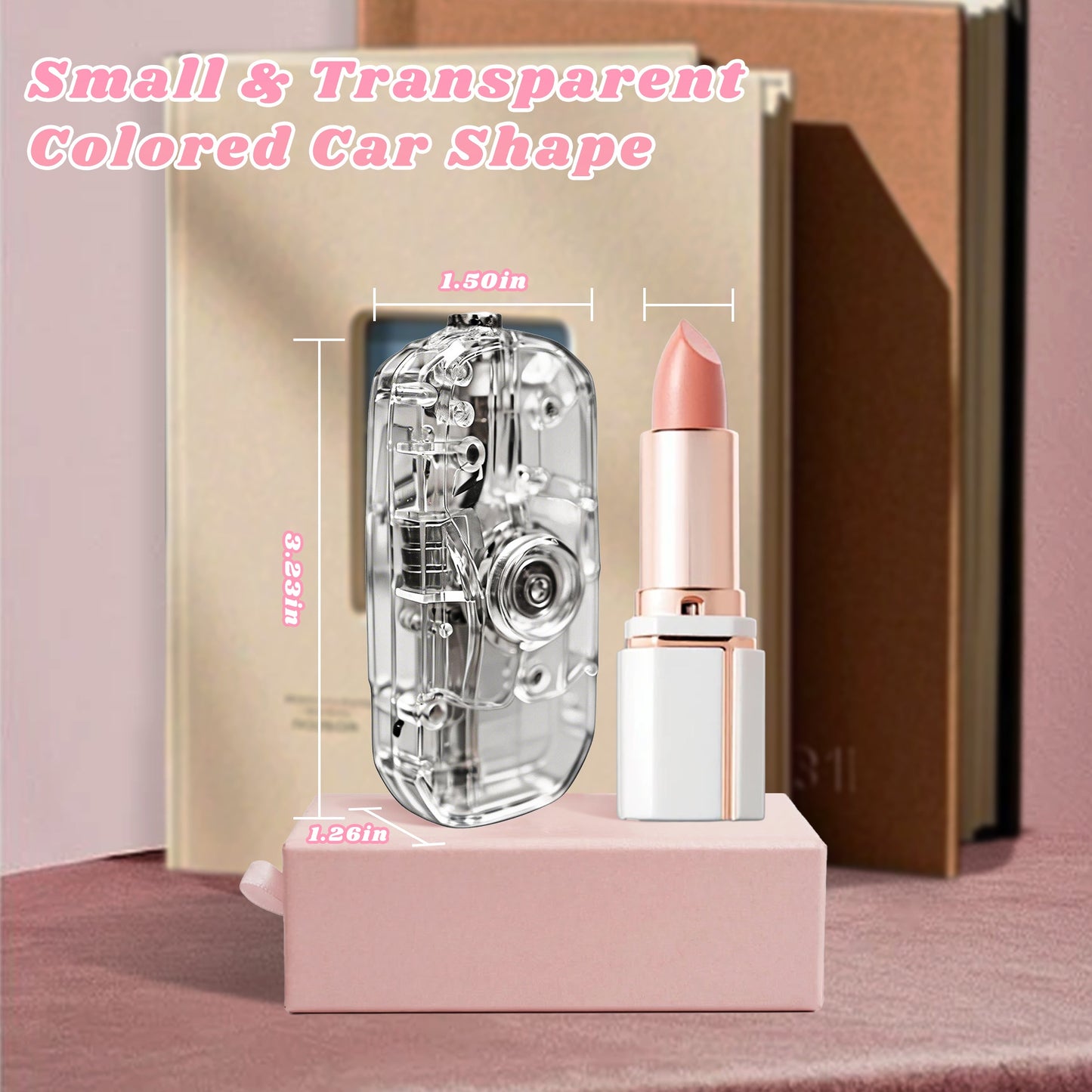Transparent Decompression Windproof Lighter with DIY Stickers&Gift box