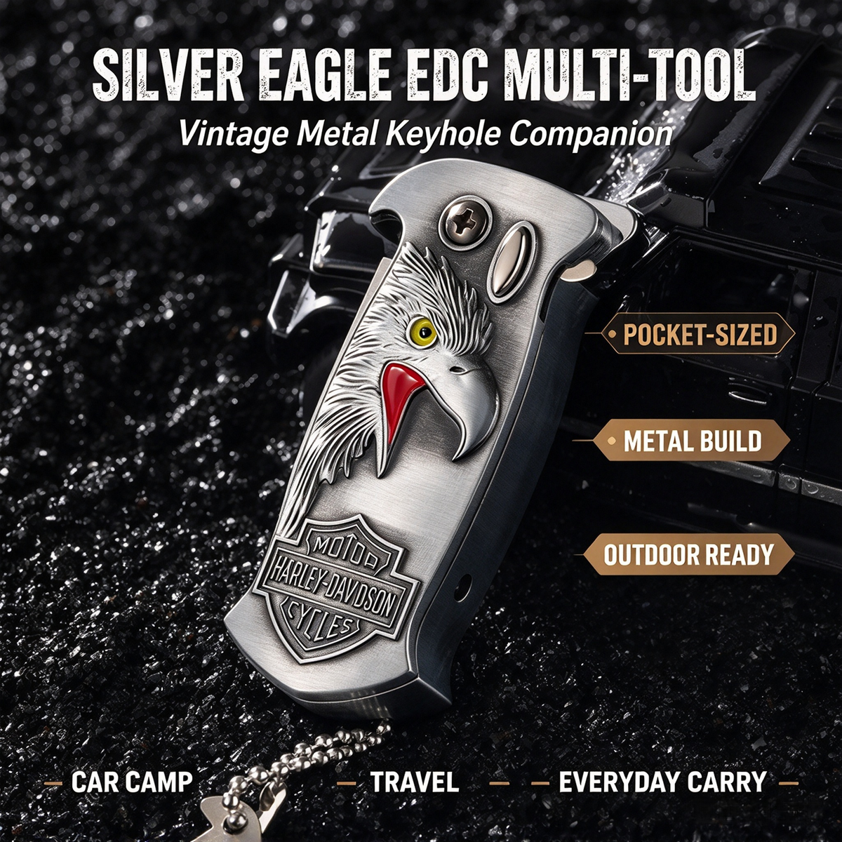 Multi-Function Outdoor Torch Lighter with Bottle Opener – Compact EDC Tool