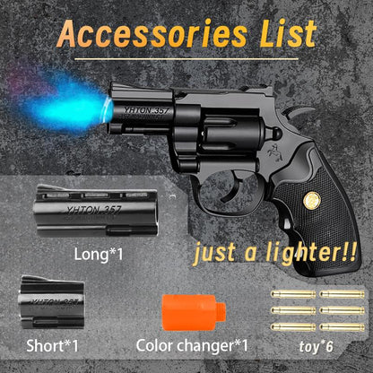 [Foxlume] Revolver Metal Lighter