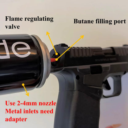 Foxlume Creative No.38 Design Windproof Metal Lighter (Excluding Butane)