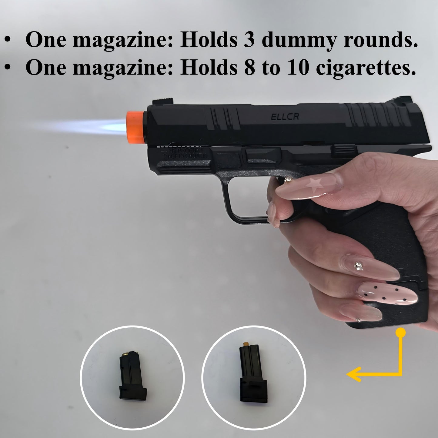 Foxlume Creative No.38 Design Windproof Metal Lighter (Excluding Butane)