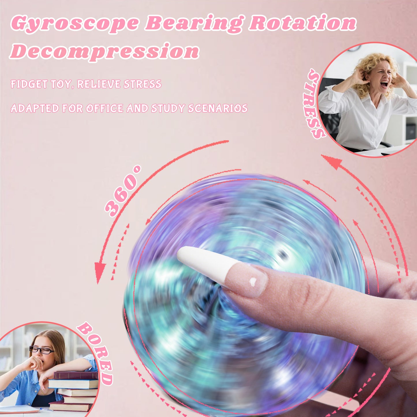 Transparent Decompression Windproof Lighter with DIY Stickers&Gift box
