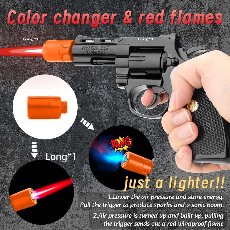 [Foxlume] Revolver Metal Lighter