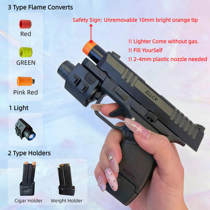 Foxlume Creative No.38 Design Windproof Metal Lighter (Excluding Butane)