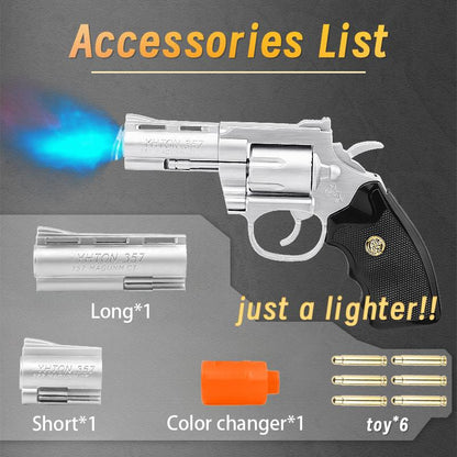 [Foxlume] Revolver Metal Lighter